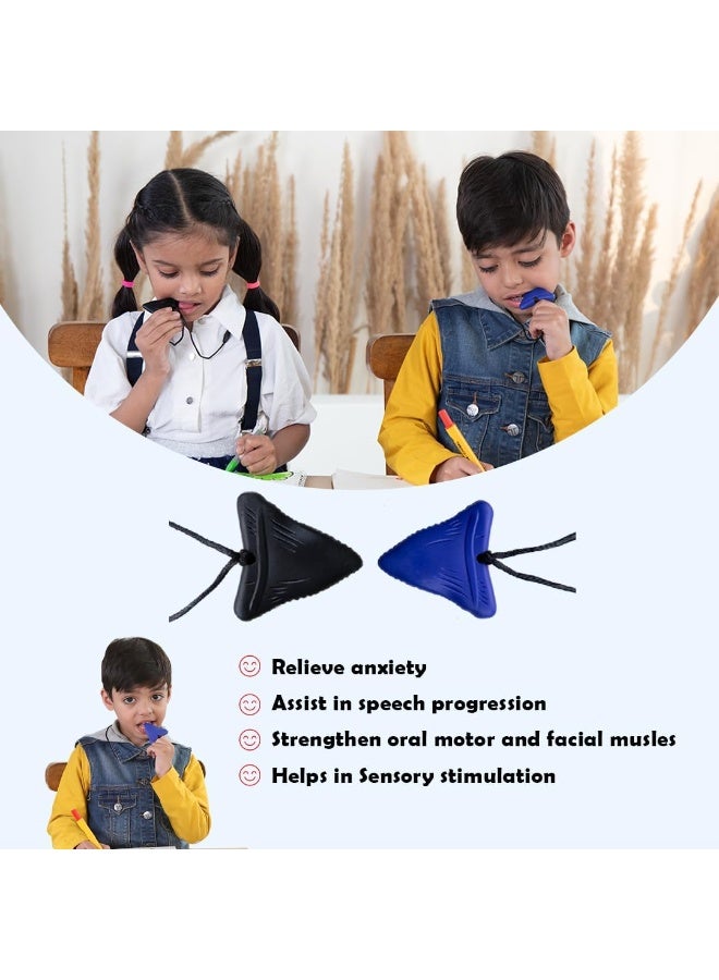 abley's Silicone Shark Tooth Chew Necklace, Sensory Aid for Anxiety and Focus (White) - Image 4